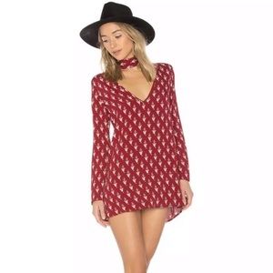 Flynn Skye Memphis dress in flaming tulip . New